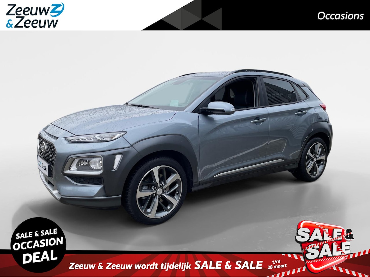 Hyundai Kona - 1.0 T-GDI Premium | Carplay | Navi | Stoelkoeling/verwarming - AutoWereld.nl