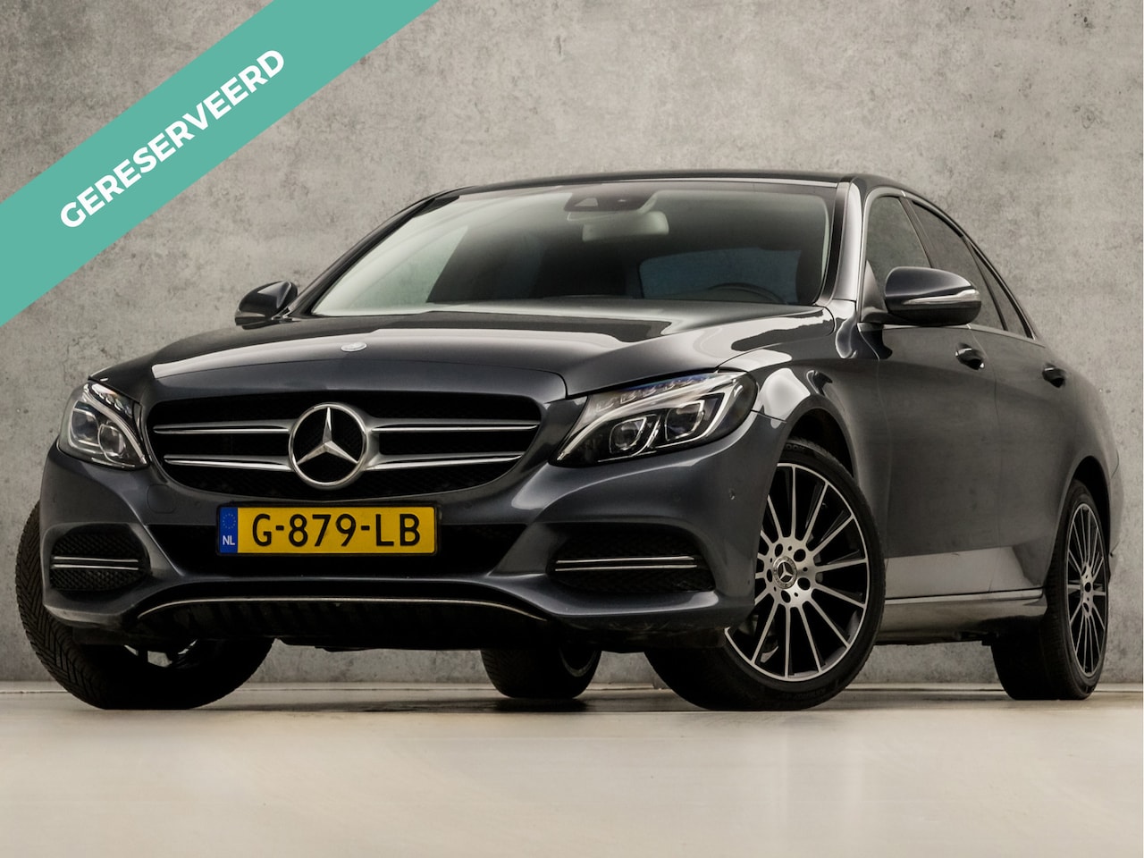 Mercedes-Benz C-klasse - 180 Prestige 157Pk Automaat (GROOT NAVI, STOELVERWARMING, LED KOPLAMPEN, LEDEREN SPORTSTOE - AutoWereld.nl