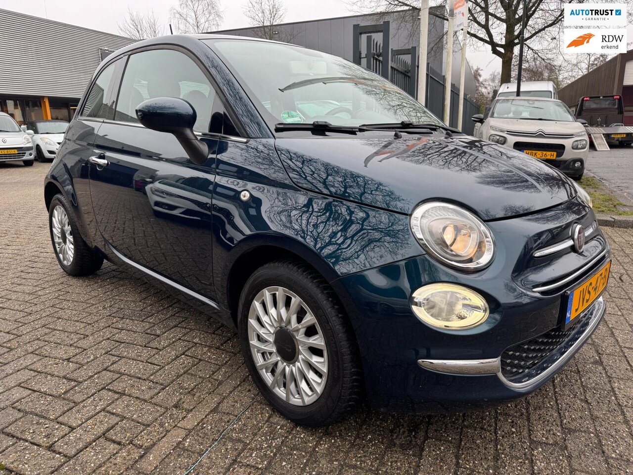 Fiat 500 - 1.2 Lounge panorama, cruise controle, airco, elec pakket mistlampen multi-stuur, xenon , c - AutoWereld.nl