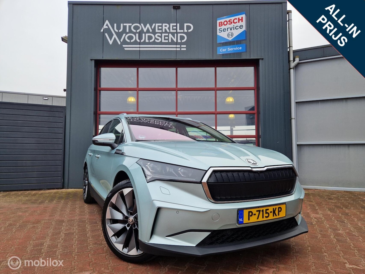 Skoda Enyaq iV - 80 First Edition High 12MND BOVAG GAR | NAVI | CAMERA | LEER | ECC | TREKHAAK | STUURVERW - AutoWereld.nl