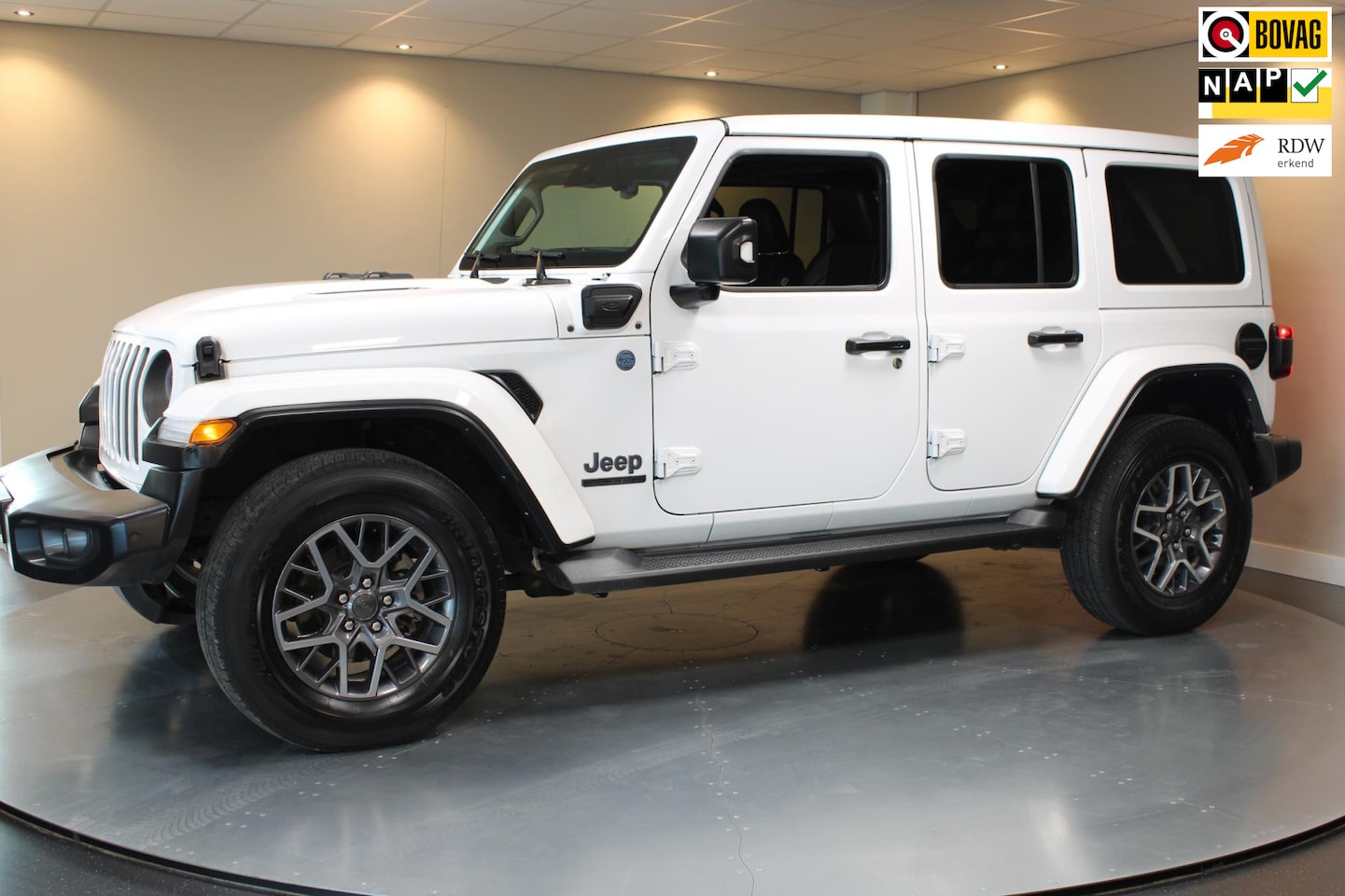 Jeep Wrangler Unlimited - 4xe 380 80th Anniversary *280Pk* Special Edition! Org.NL|NAP - AutoWereld.nl