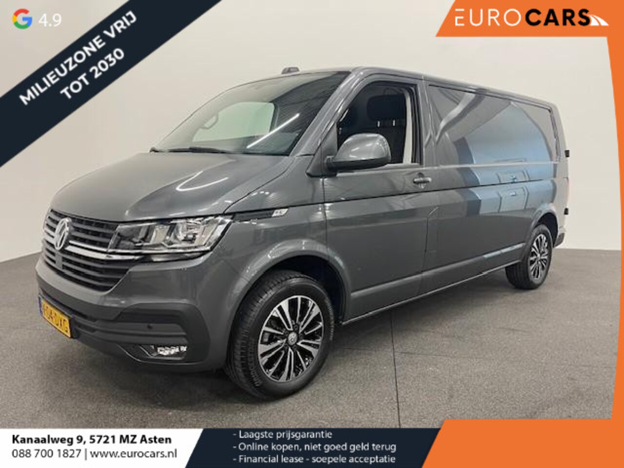 Volkswagen Transporter - 2.0 TDI L2H1 28 Highline Automaat Airco Cruise Control Navi PDC V&A Trekhaak - AutoWereld.nl