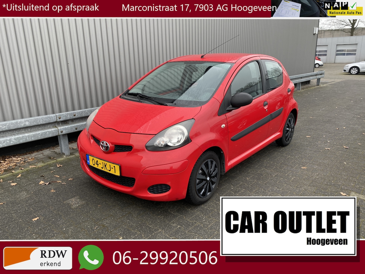 Toyota Aygo - 1.0-12V Access INRUILKOOPJE, Goedkoper rijden lukt niet! 5-Drs, A/C & Nieuwe APK – Inruil - AutoWereld.nl