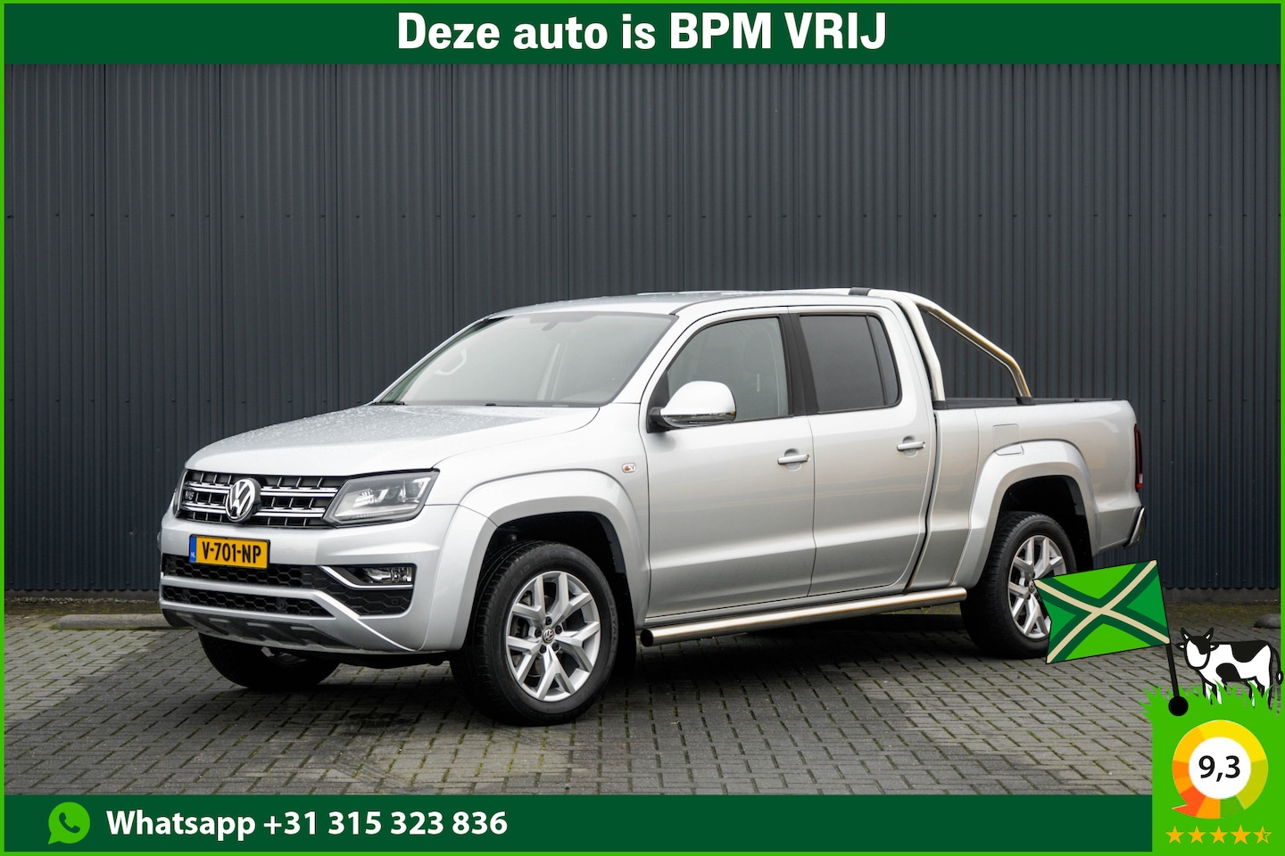 Volkswagen Amarok - 3.0 TDI V6 L2H1 | 4Motion | DC | Highline | 225 PK | LED | Camera | Cruise | PDC | Trekhaa - AutoWereld.nl