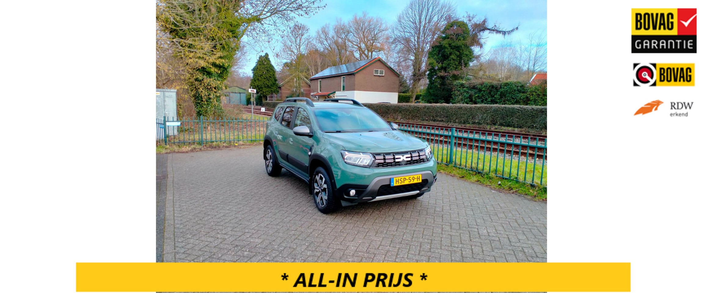 Dacia Duster - 1.3 TCe 150 4x4 ! Journey 360gr cam trekhaak 1500kg ALLINPRIJS - AutoWereld.nl