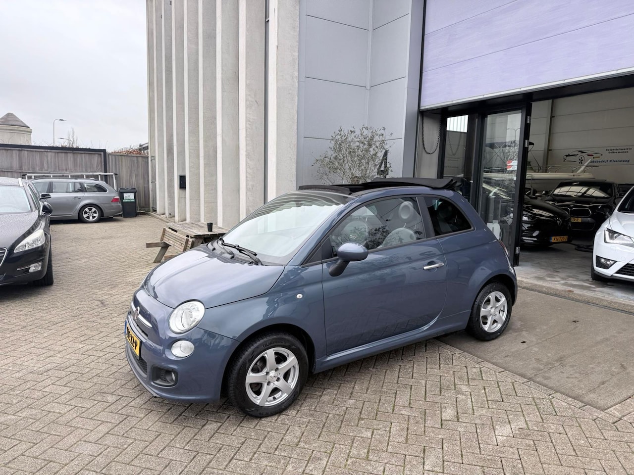 Fiat 500 C - 1.4 Sport CABRIO! LEER! PDC! 101PK! INRUIL MOGELIJK! - AutoWereld.nl