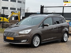 Ford Grand C-Max - 1.0 Titanium|7PERS|NAVI|LEDER|CAMERA|STOELVERW|PARKHULP