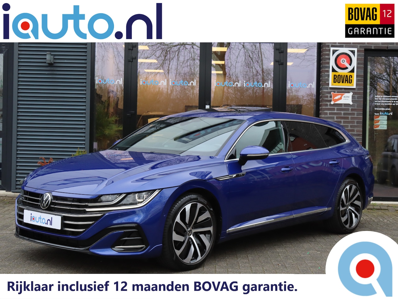 Volkswagen Arteon Shooting Brake - 1.4 TSI eHybrid R-Line Pano/IQ.Light/360/Navi Pro/Head-up/Keyless/Elek. lederen R Sportsto - AutoWereld.nl
