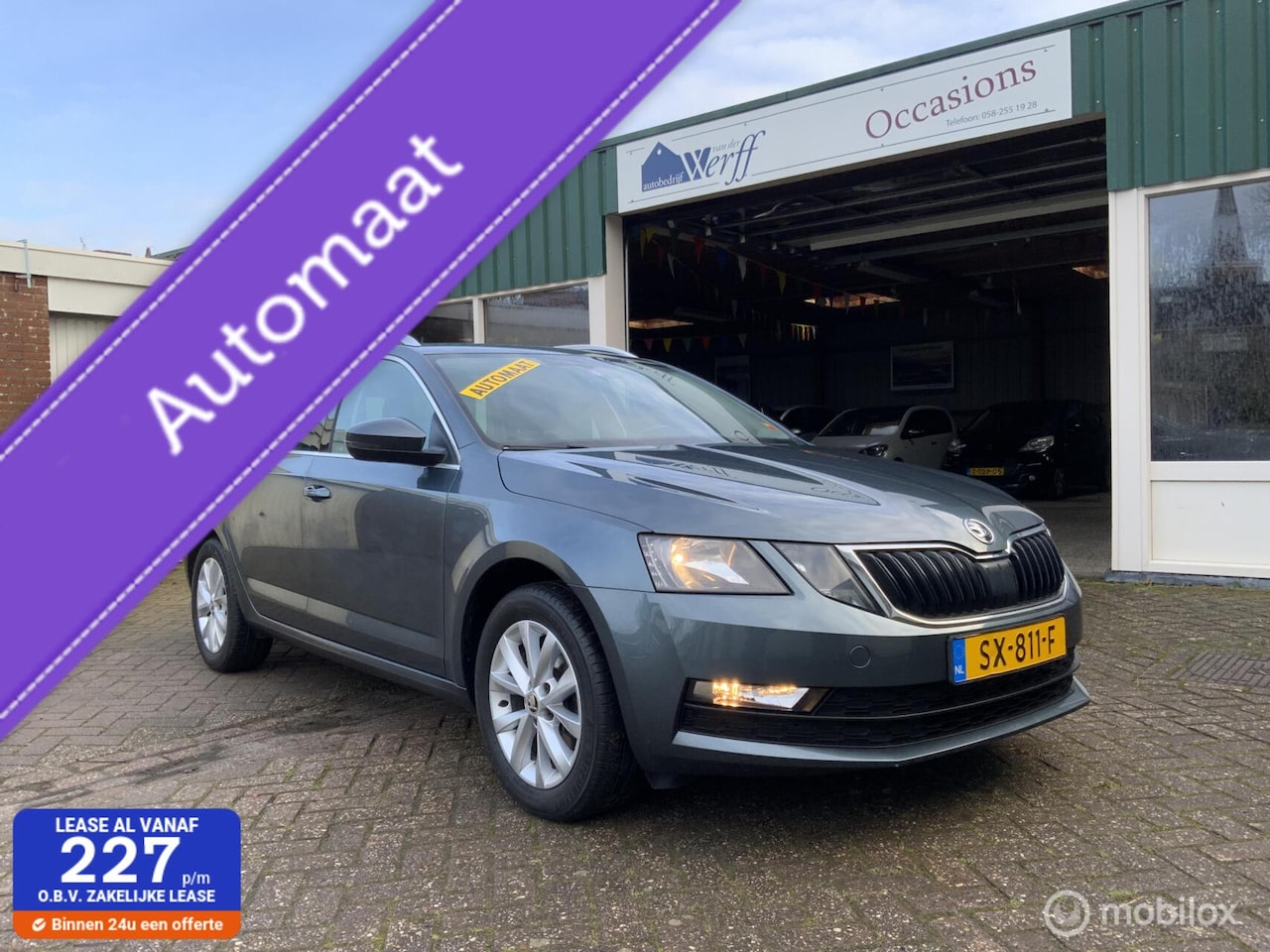 Skoda Octavia Combi - 1.0 TSI,Nav,Cruise,Stoelverw,Parksensor,Automaat,Trekhaak. - AutoWereld.nl