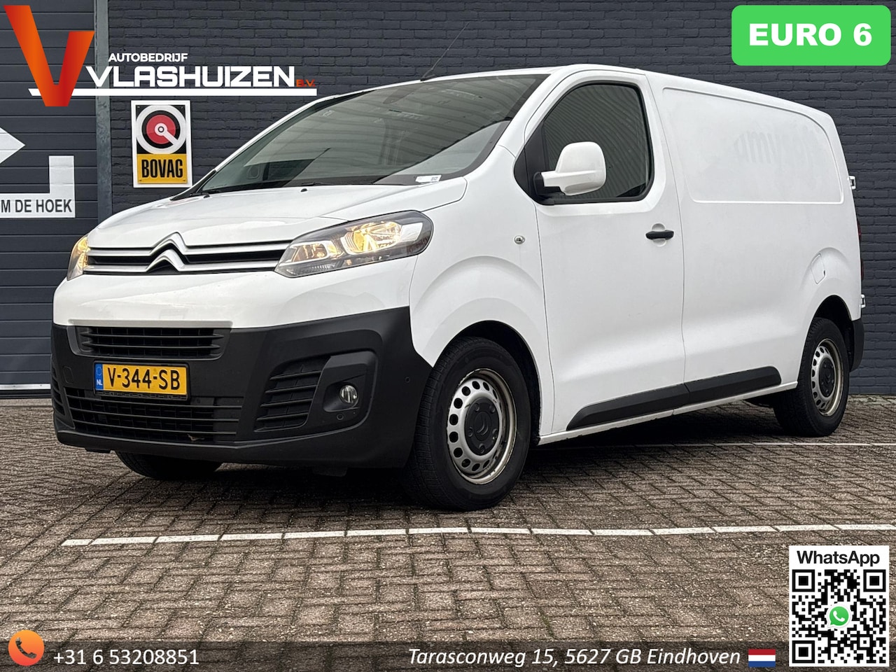 Citroën Jumpy - 2.0 BlueHDI 120 Club M S&S | € 6.350,- NETTO! | Euro 6 | Bijrijdersbank | Navi | Camera | - AutoWereld.nl