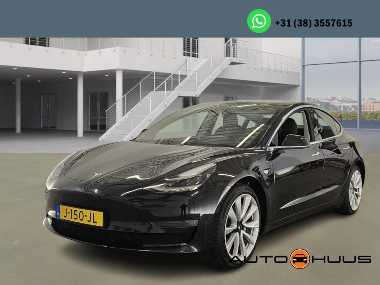 Tesla Model 3 - Long Range RWD Long Range Dual Motor AWD 75 kWh | Navi | Panorama | Trekhaak | Leder | Camera | - AutoWereld.nl