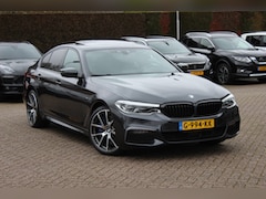 BMW 5-serie - 540i High Exe. M Sport / Trekhaak / Schuifdak / Camera / Leder / Keyless / 20'' / Stoelven