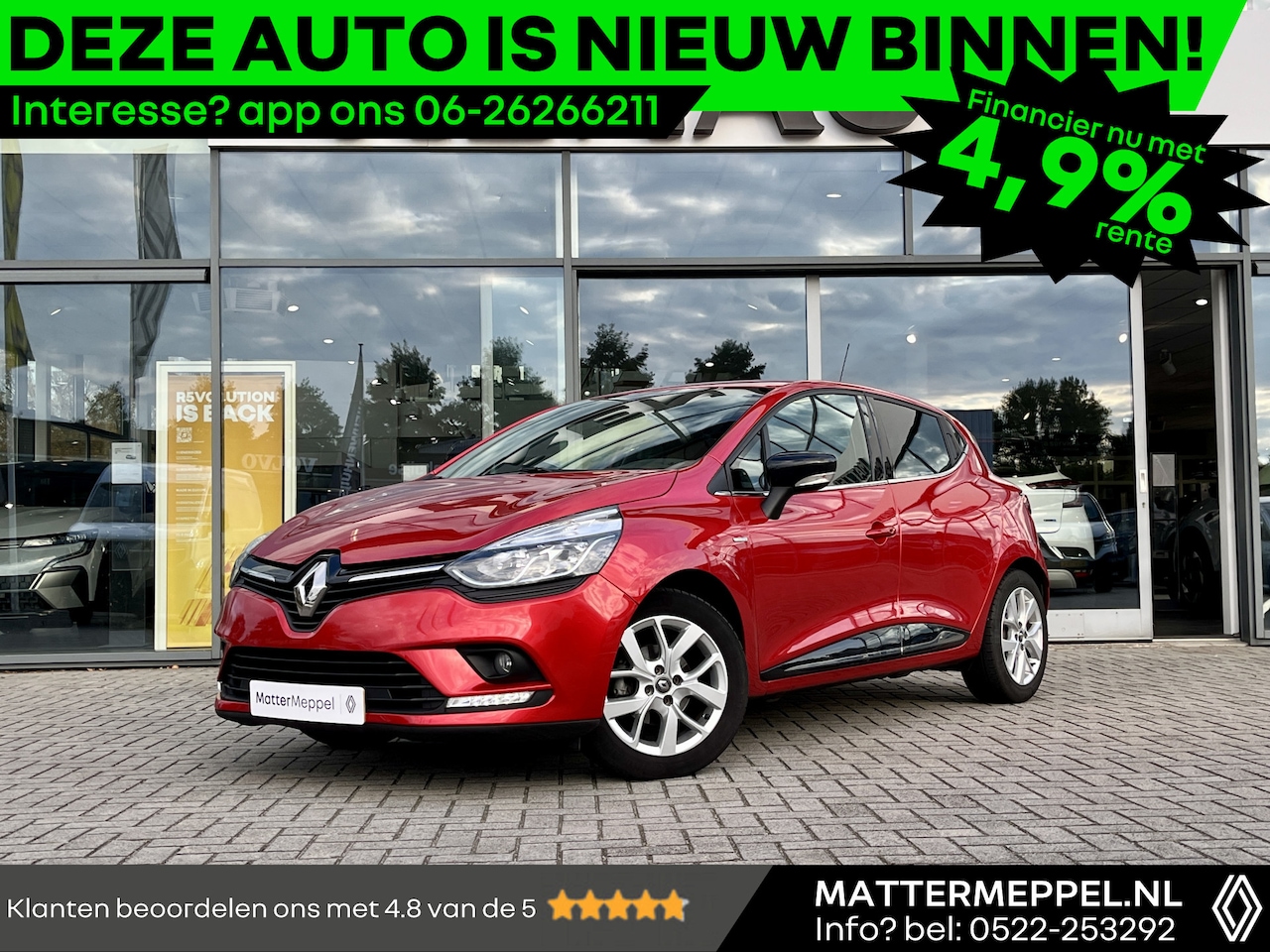 Renault Clio - 0.9 TCe 90 Limited | Afn.Trekhaak | NL Auto | Parkeersensoren | Navigatie | Keyless | DAB - AutoWereld.nl