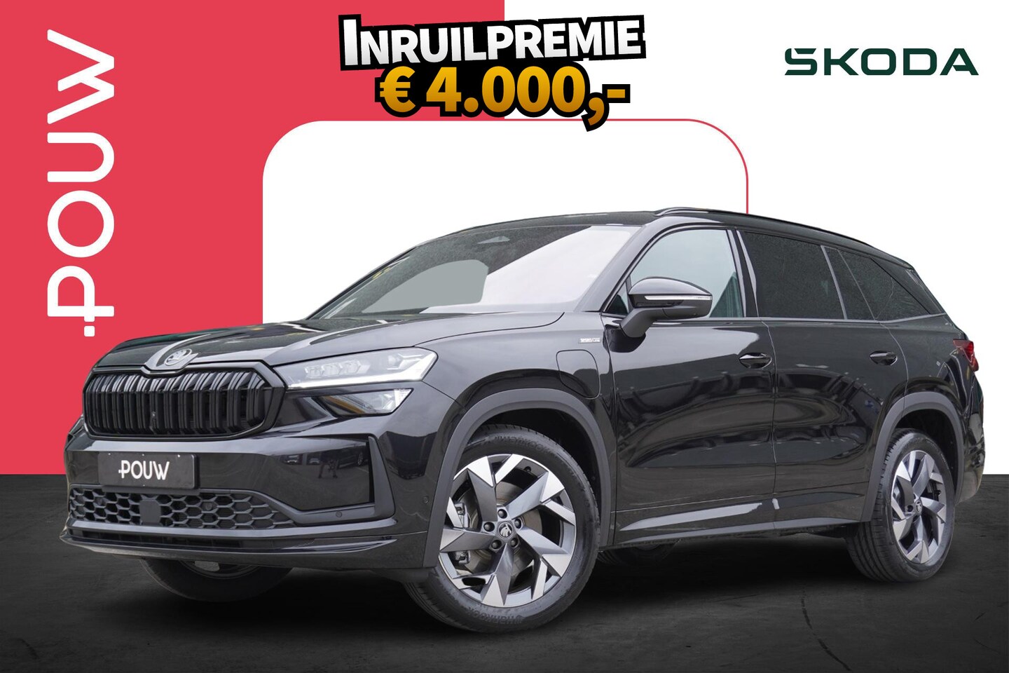 Skoda Kodiaq - 1.5 TSI 204pk DSG PHEV Sportline Business | Winter Pakket | Trekhaak | Parkeer Pakket - AutoWereld.nl