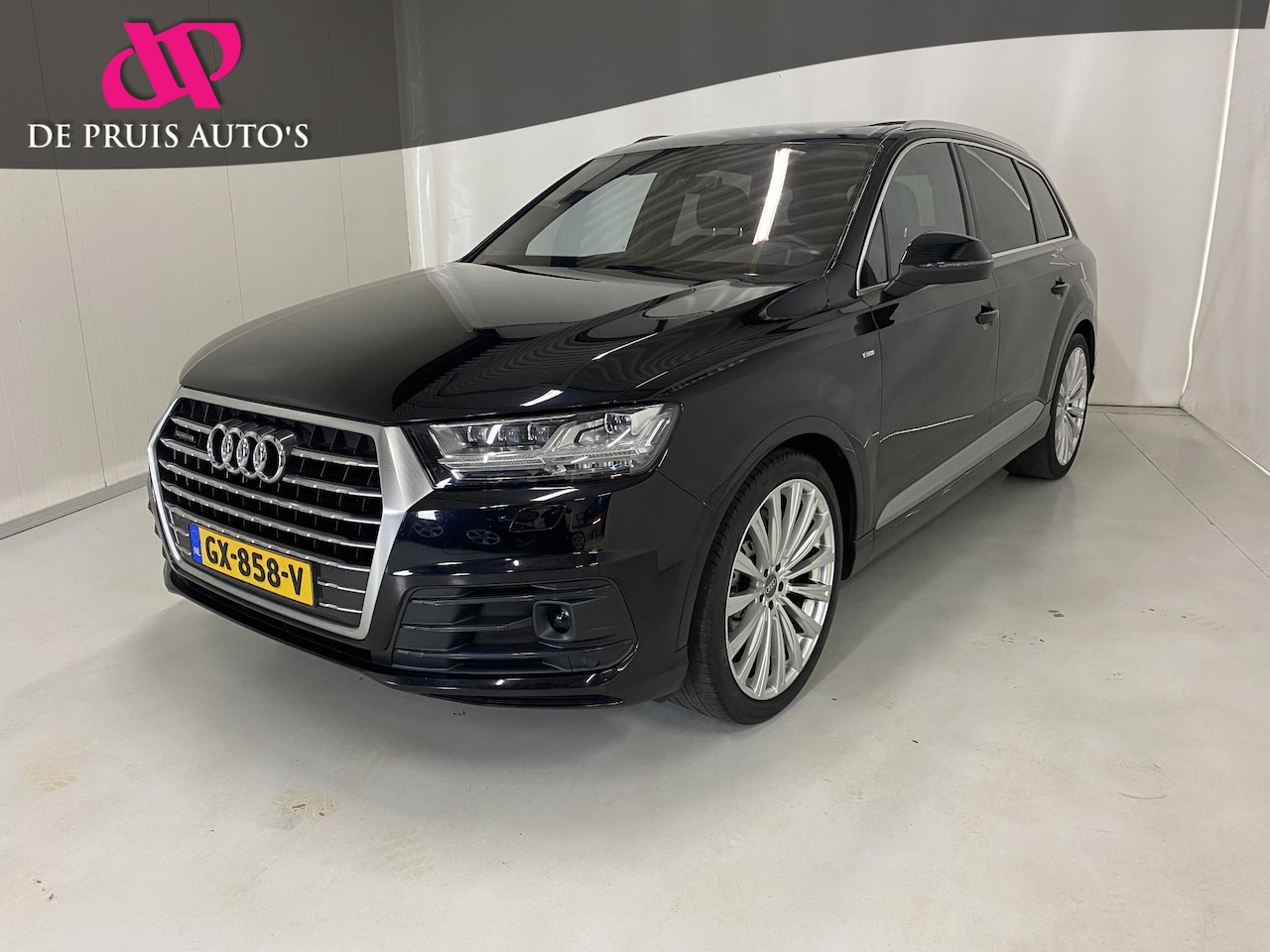 Audi Q7 - 3.0 TDI quattro S Line + 7p Bose Alacntara Hemel Trekhaak Pano 22 Inch Luchtvering - AutoWereld.nl