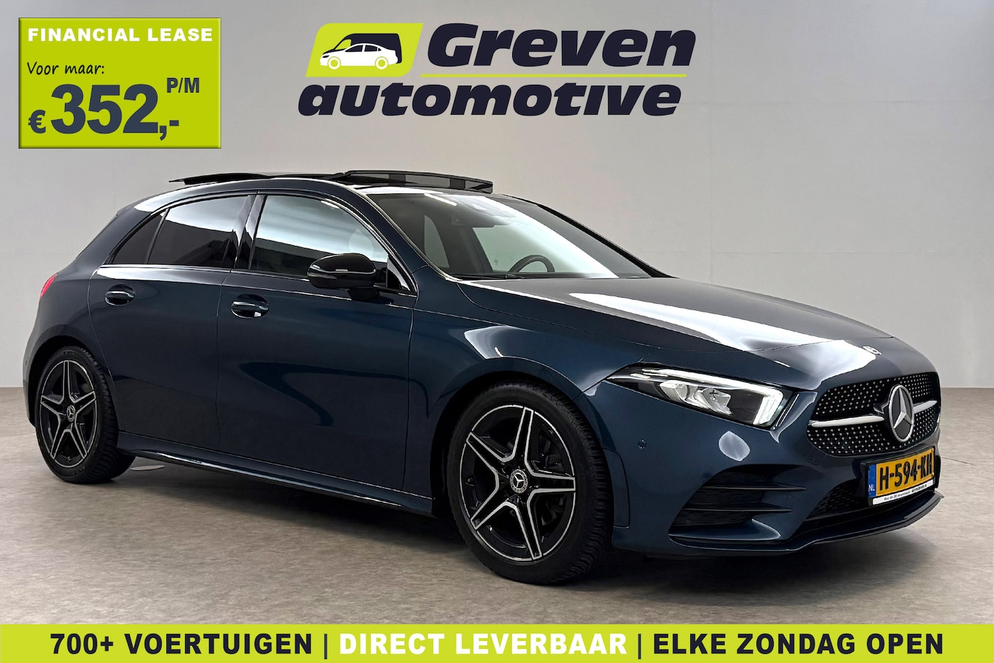 Mercedes-Benz A-klasse - 180 AMG | Pano | Virtual | Clima | Cruise | Camera | Stoelverw. | Navi | NAP - AutoWereld.nl