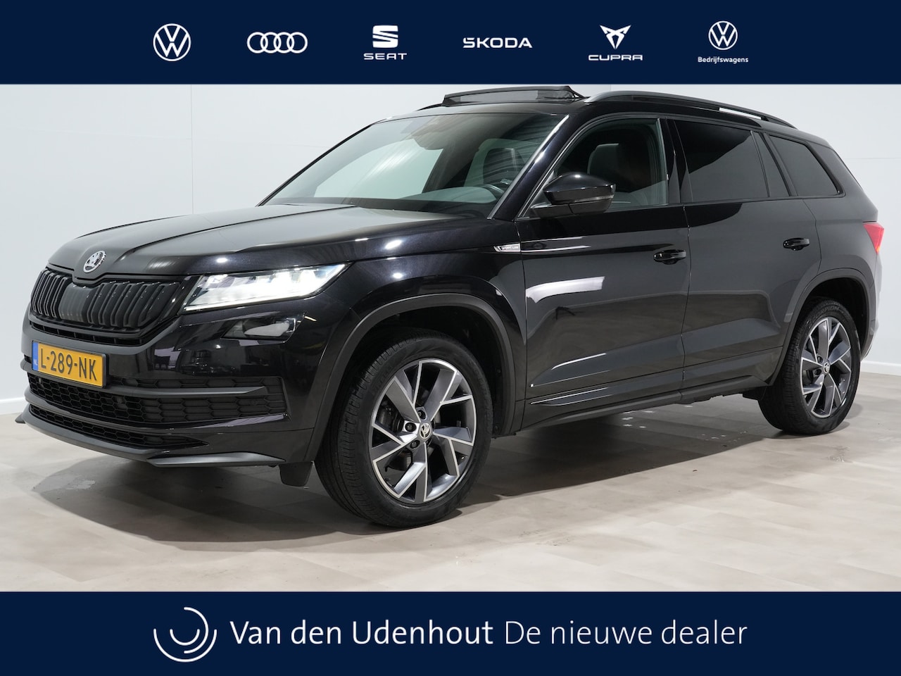 Skoda Kodiaq - 1.5 TSI 150pk DSG Sportline Trekhaak Panorama Camera Stoel/Stuurverw. Virtual Cockpit LED- - AutoWereld.nl