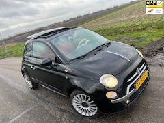 Fiat 500 - 1.2 / automaat- open dak - rood leder