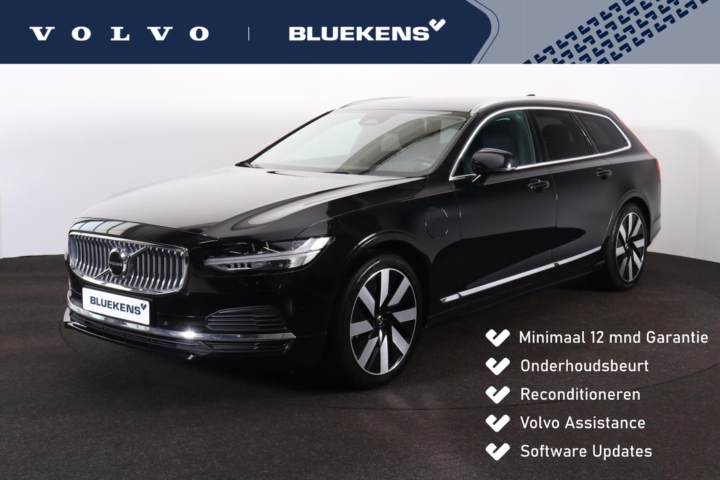 Volvo V90 - T6 Recharge AWD Core Bright - IntelliSafe Assist & Surround - Adaptieve LED koplampen - Pa - AutoWereld.nl
