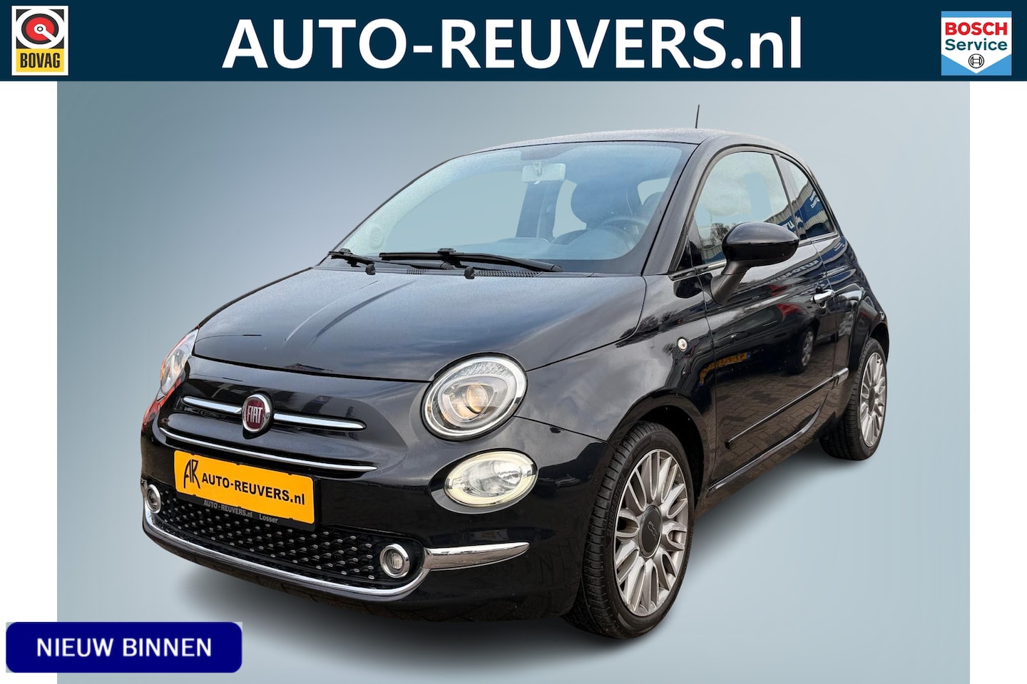 Fiat 500 - 0.9 TwinAir Turbo Lounge / Panorama / Navi / Lichtmetaal / Airco - AutoWereld.nl