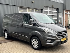 Ford Transit Custom - 320 2.0 TDCI L2H1 Limited Airco Cruise control 3-Persoons Stoelverwarming Telefoonverbindi