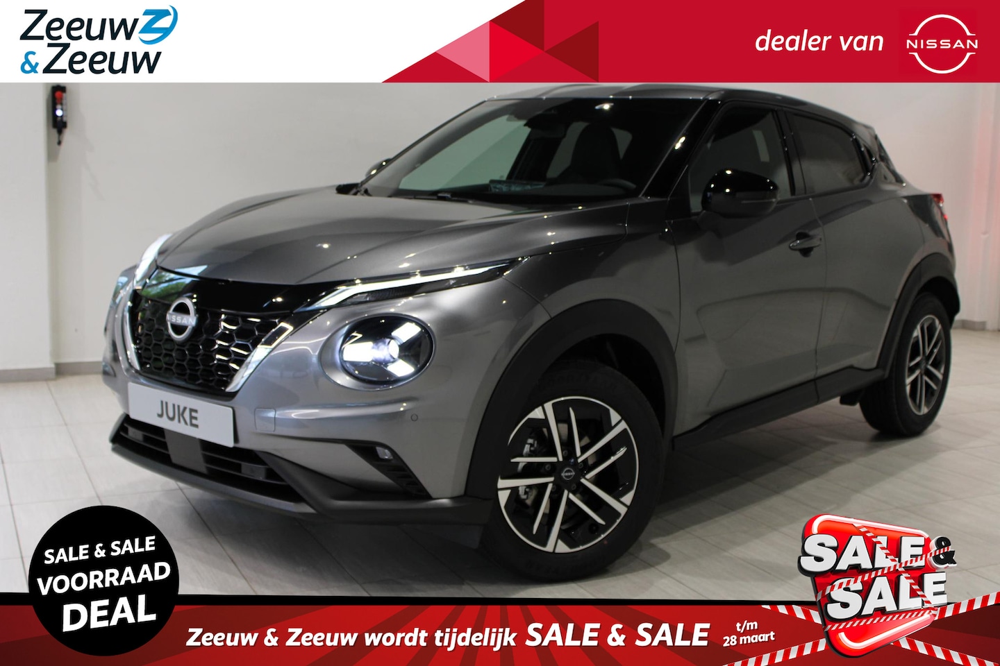 Nissan Juke - 1.6 Hybrid N-Connecta | € 4250,= KORTING | CARPLAY | COLD PACK | OP VOORRAAD!!! - AutoWereld.nl