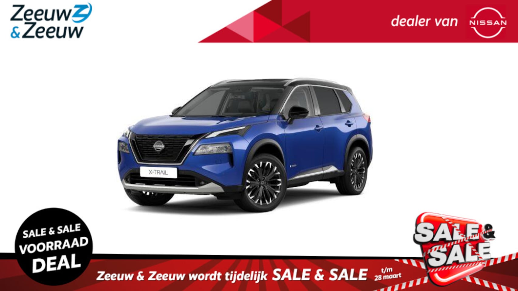 Nissan X-Trail - 1.5 e-4orce Tekna Plus 4WD 7p. | € 5.500,-- euro VOORRAAD KORTING | 7 ZITPLAATSEN| APPLE C - AutoWereld.nl