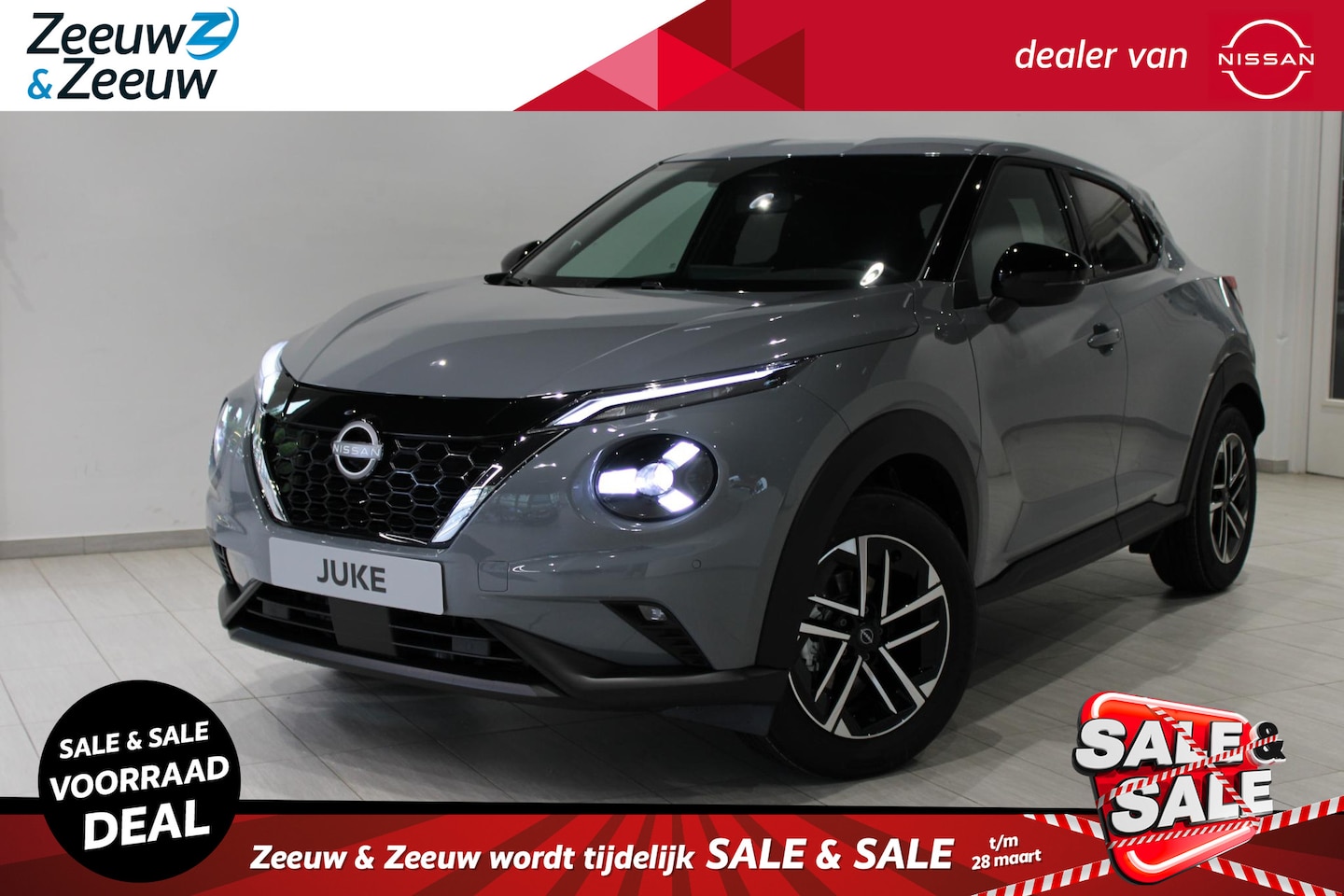 Nissan Juke - 1.6 Hybrid N-Connecta | € 4250,= KORTING | COLD PACK | CARPLAY | OP VOORRAAD!!! - AutoWereld.nl