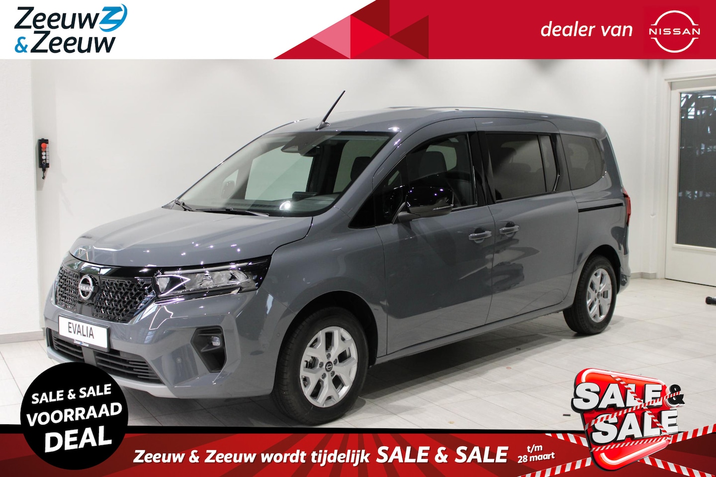 Nissan Townstar Evalia - N-Connecta L2 45 kWh | 100% ELECTRISCHE 7 ZITTER | UIT VOORRAAD MEERDERE KLEUREN LEVERBAAR - AutoWereld.nl