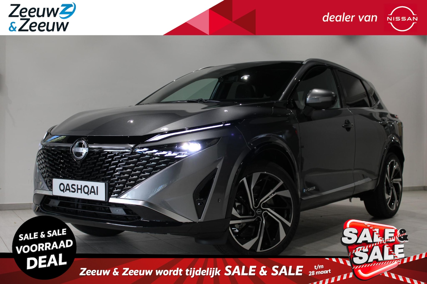 Nissan Qashqai - 1.5 e-Power Tekna Plus DE VERNIEUWDE E-POWER | €3500,- KORTING | UIT VOORRAAD LEVERBAAR | - AutoWereld.nl