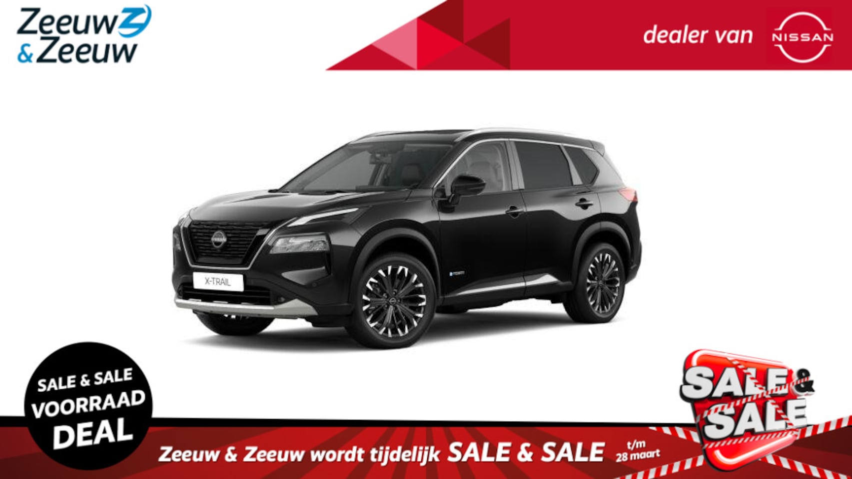 Nissan X-Trail - 1.5 e-4orce Tekna Plus 4WD 7p. | € 5.500,- euro VOORRAAD KORTING | 7 ZITPLAATSEN| APPLE CA - AutoWereld.nl