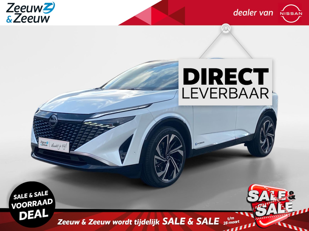 Nissan Qashqai - 1.5 e-Power Tekna Plus | €3500,- korting inclusief inruilpremie | Meest uitgebreide uitvoe - AutoWereld.nl