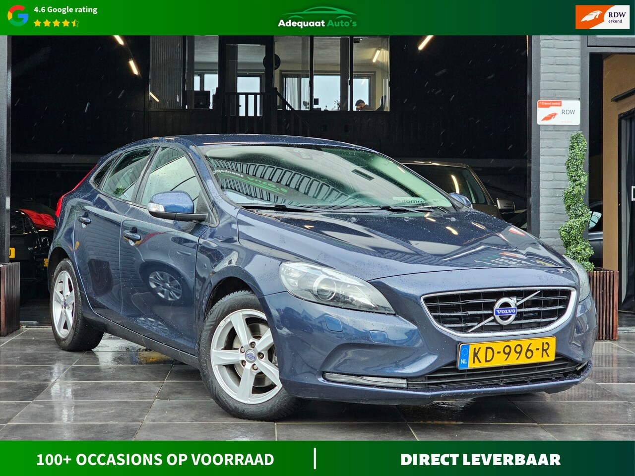 Volvo V40 - 1.6 T2 Summum Trekhaak|Stoelverw.|Cruise|APK - AutoWereld.nl