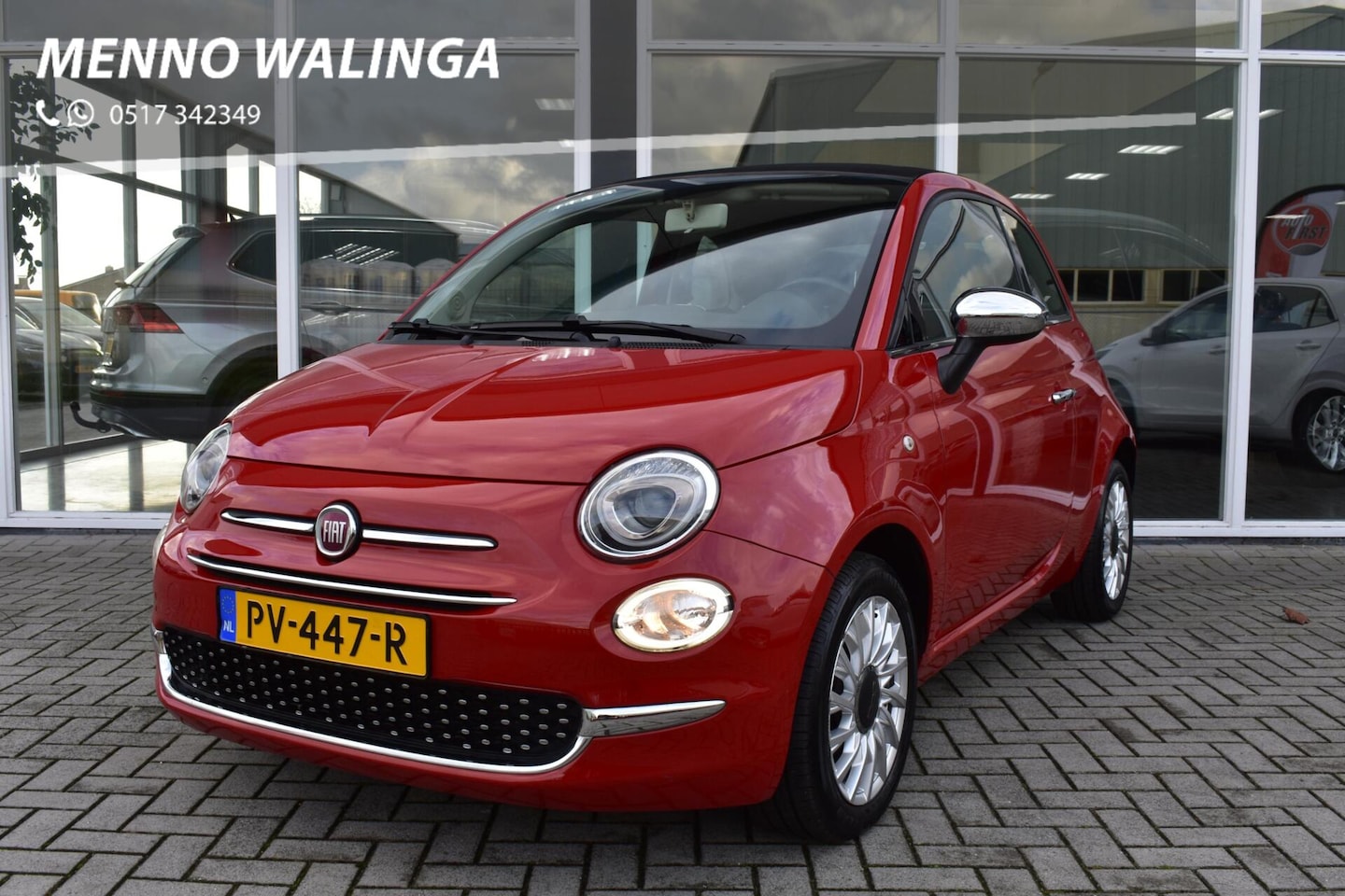 Fiat 500 C - 0.9 TwinAir Turbo Lounge|Cruise control|Airco| - AutoWereld.nl