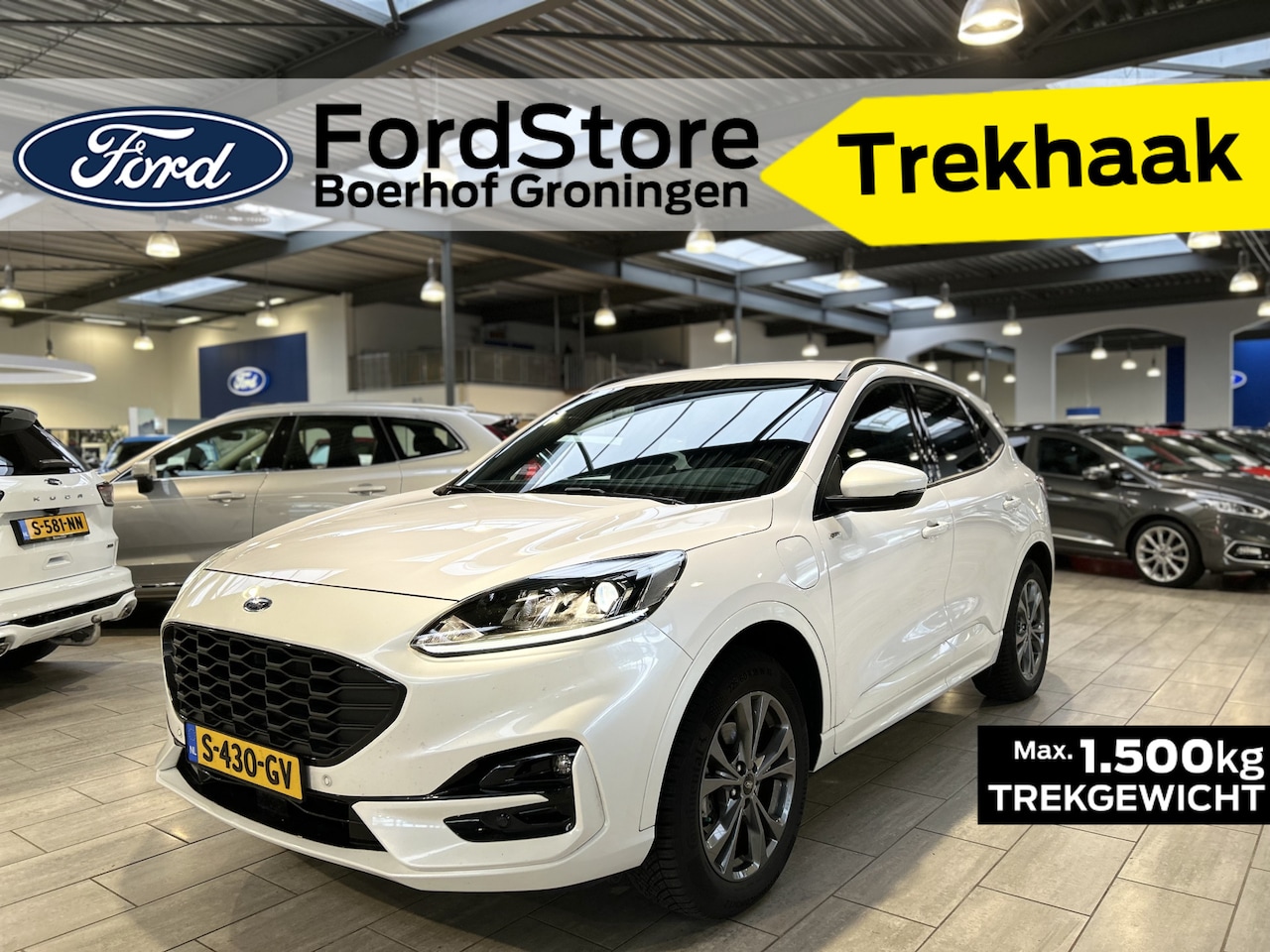Ford Kuga - 2.5 PHEV 225pk ST-Line | 100% dealer onderhouden | Elektr. trekhaak | Winterpack | Camera - AutoWereld.nl