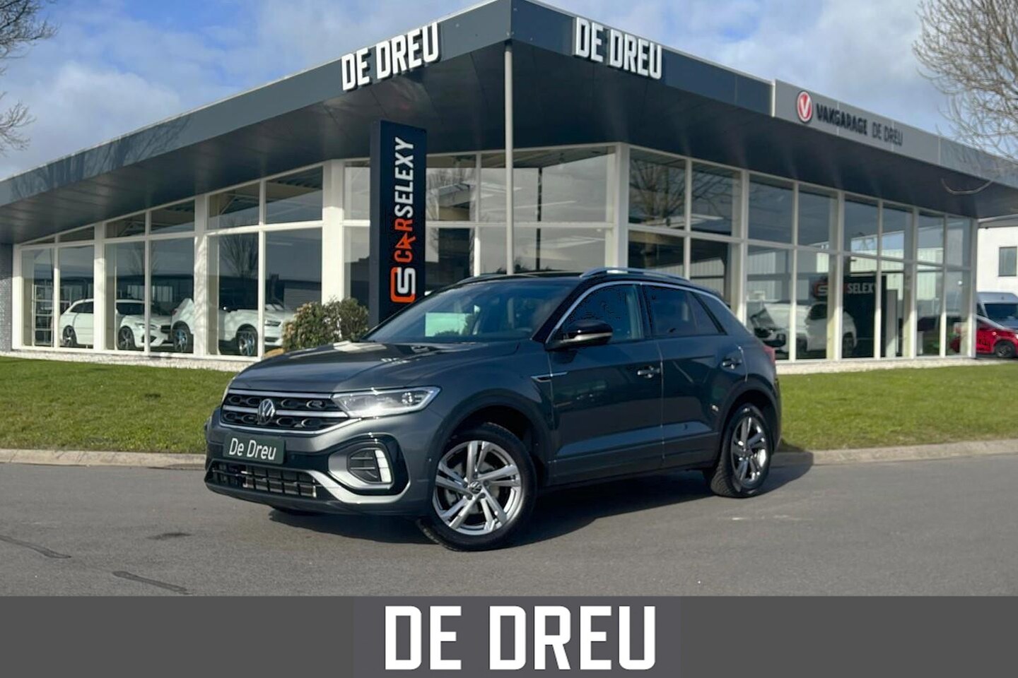 Volkswagen T-Roc - 1.5 TSI R-Line | TREKHAAK | TWO TONE | CAMERA | ADAPTIVE |MASSAGE | - AutoWereld.nl