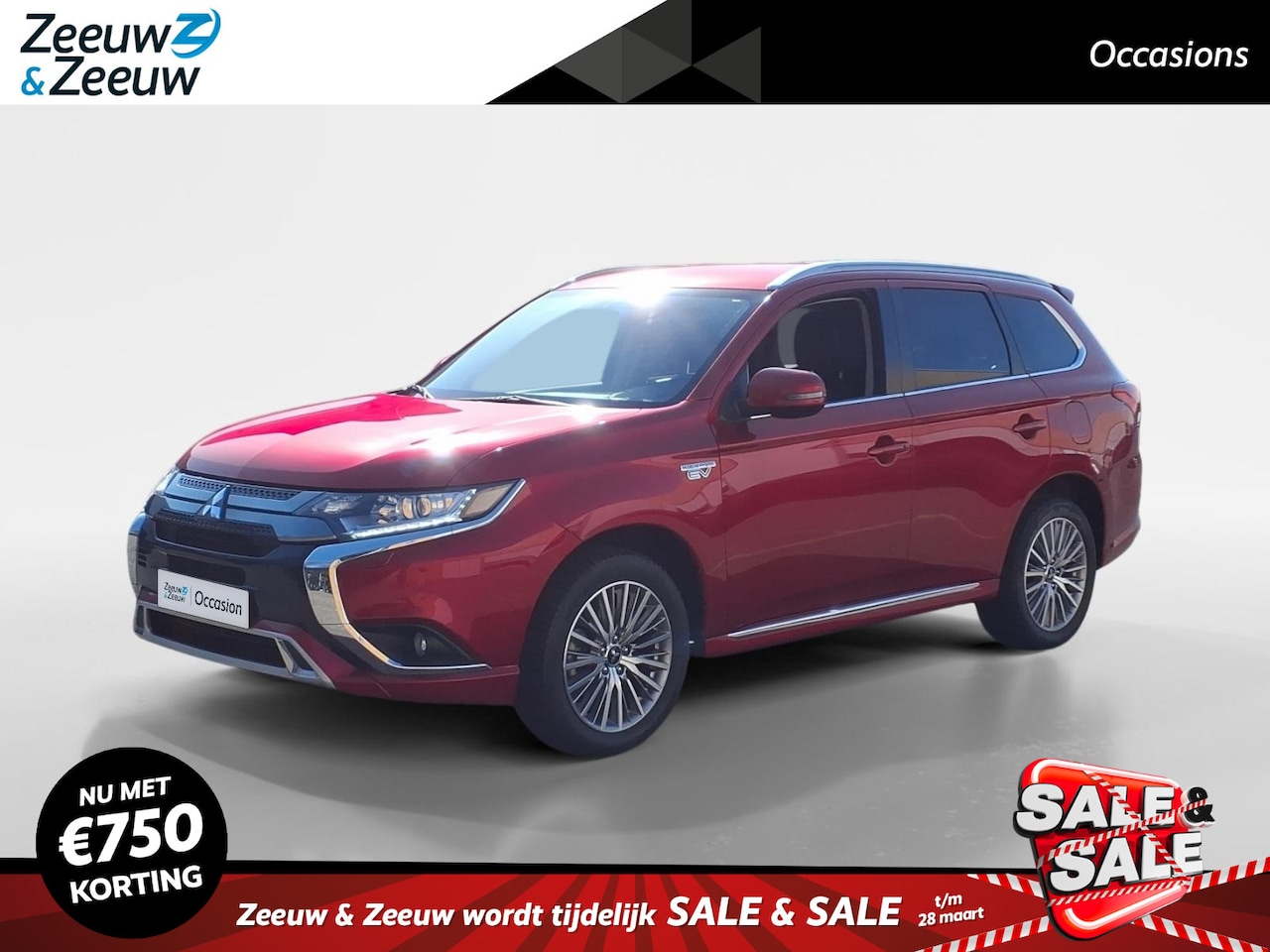 Mitsubishi Outlander - 2.4 PHEV Intense+ | LMV | 1500 kg Trekgewicht | Camera | Clima | - AutoWereld.nl