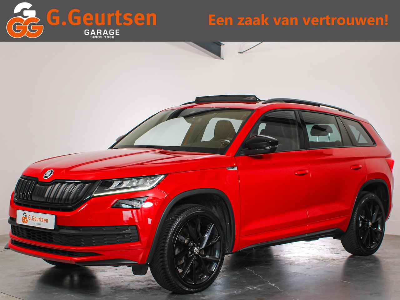 Skoda Kodiaq - 2.0 TSI 4x4 Sportline, 7-Persoons, Panoramadak, 360 Camera, Memory Stoelen, Assistentiepak - AutoWereld.nl