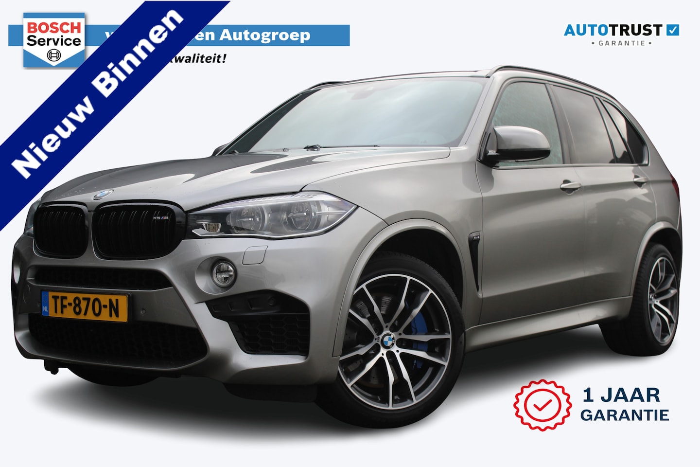 BMW X5 - M 576PK | Pano | Head-up | Leder | Keyless | 20" LMV | Alcantara hemel | Dodehoek detectie - AutoWereld.nl