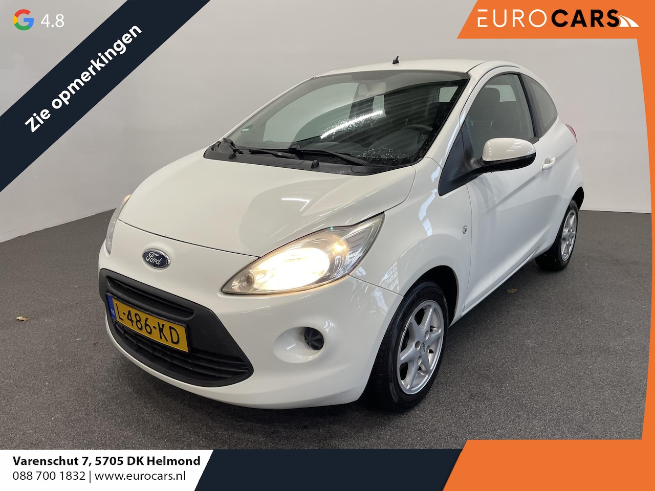 Ford Ka - 1.2 Titanium X start/stop APK tot 31/12/2026! Airco, Bluetooth verbinding, getinte ramen, - AutoWereld.nl