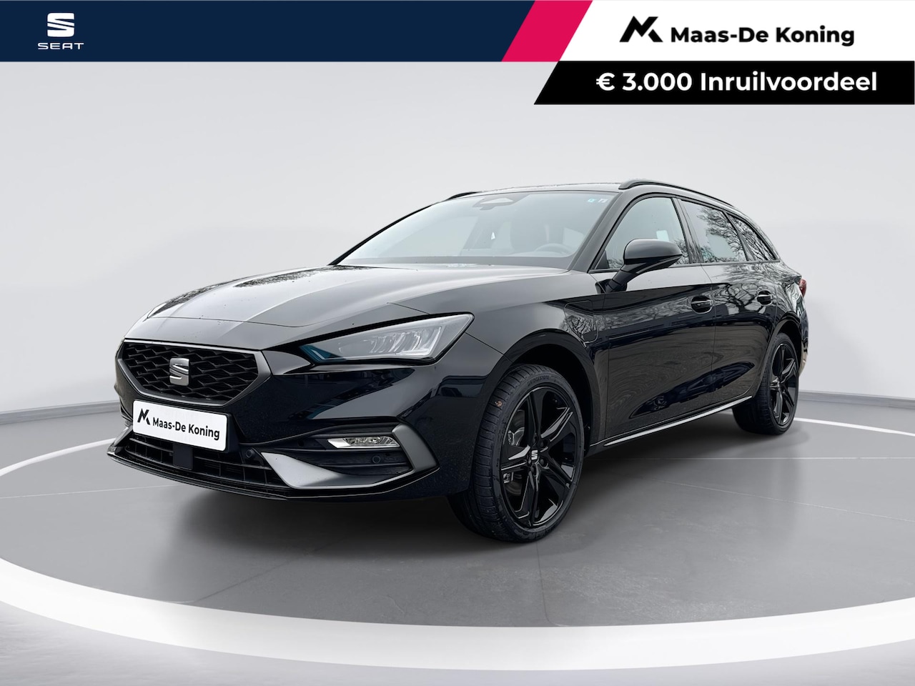 SEAT Leon Sportstourer - 1.5 TSI e-Hybrid FR Business 204 PK l Black Pack l Technology Pack | 3000,- Herwaardering! - AutoWereld.nl