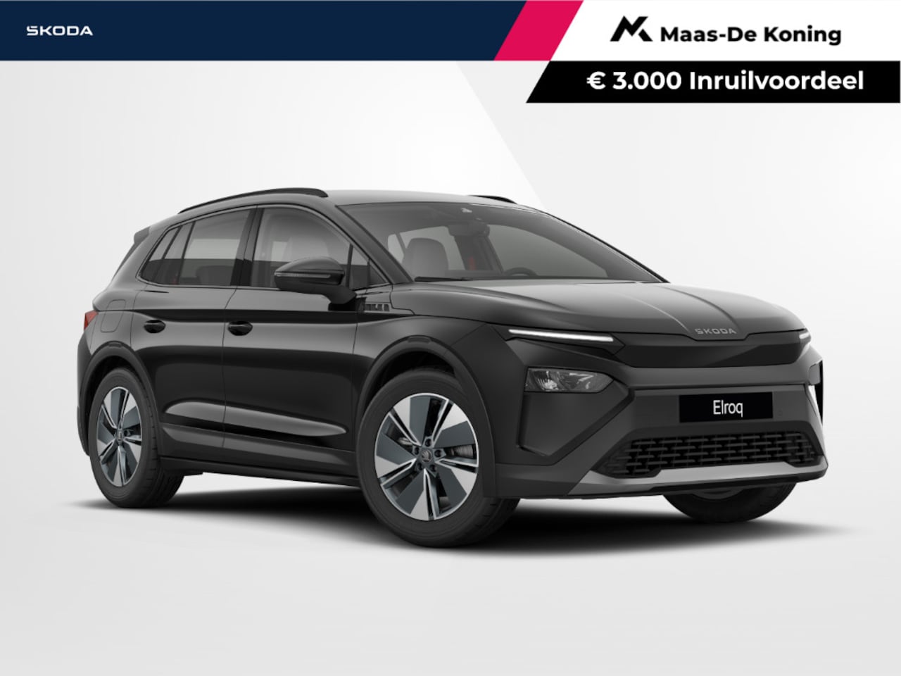 Skoda Elroq - Business Edition Elektromotor 150 kW / 204 PK SUV Black Magic | 3000,- inruilbonus - AutoWereld.nl