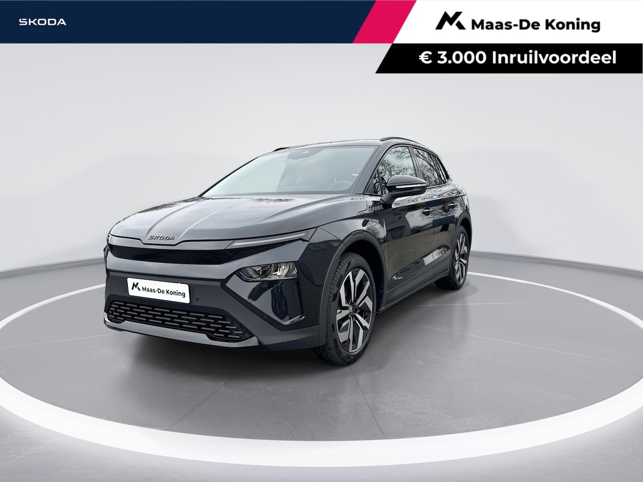 Skoda Elroq - Sportline Elektromotor 210 kW / 286 PK SUV Elektri sch | Black Magic | Trekhaak wegklapbaa - AutoWereld.nl