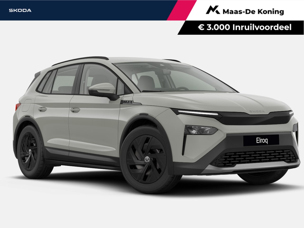 Skoda Elroq - Limited 50 Elektromotor 125 kW / 170 PK SUV Elektr isch | Steel Grey | Trekhaak wegklapbaa - AutoWereld.nl