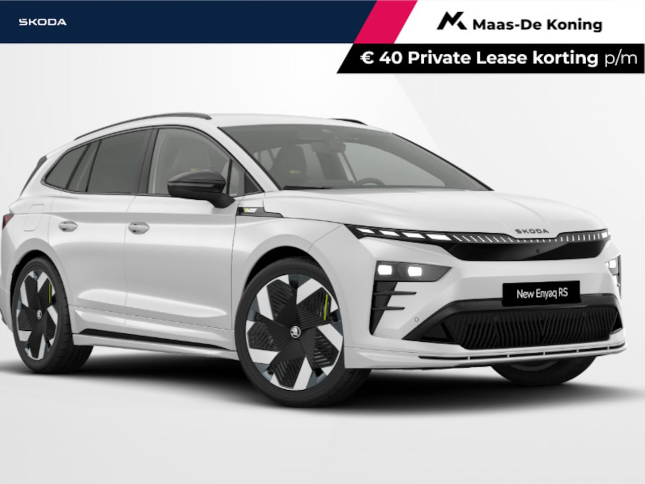 Skoda Enyaq iV - RS Elektromotor 250 kW / 340 PK SUV Interieur 'RS Suite zwart' | 21" Vision velgen | Panor - AutoWereld.nl
