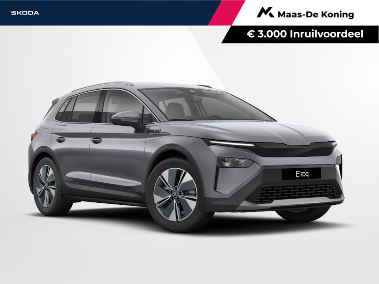 Skoda Elroq - Business Edition Elektromotor 150 kW / 204 PK SUV Graphite Grey | 3000,- inruilbonus - AutoWereld.nl