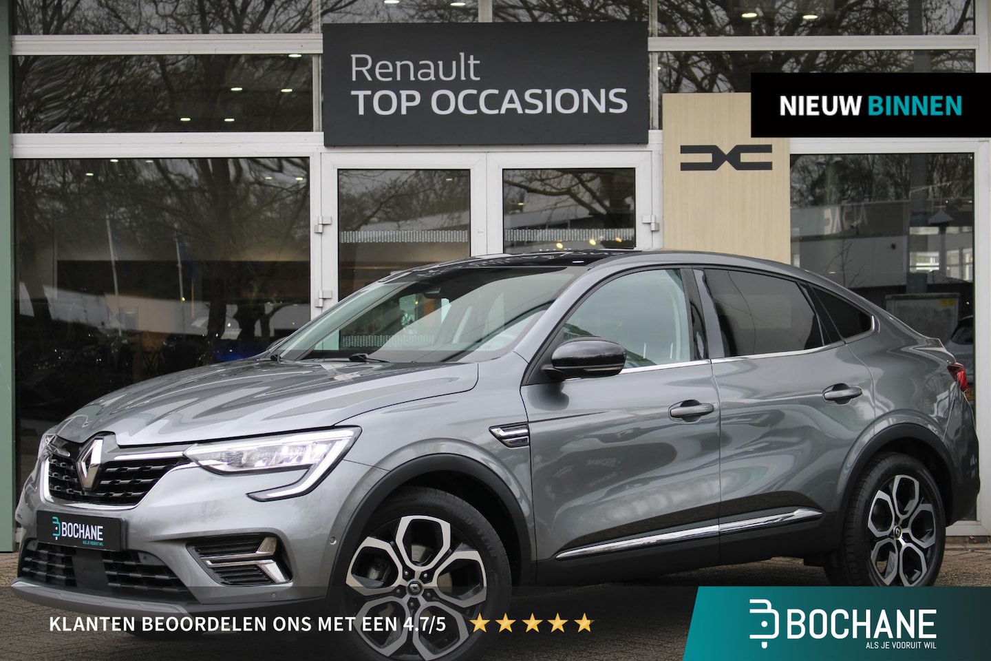 Renault Arkana - 1.6 E-Tech Hybrid 145 Intens | Adaptieve Cruise | Bose | Trekhaak | Stoel+Stuur verwarming - AutoWereld.nl