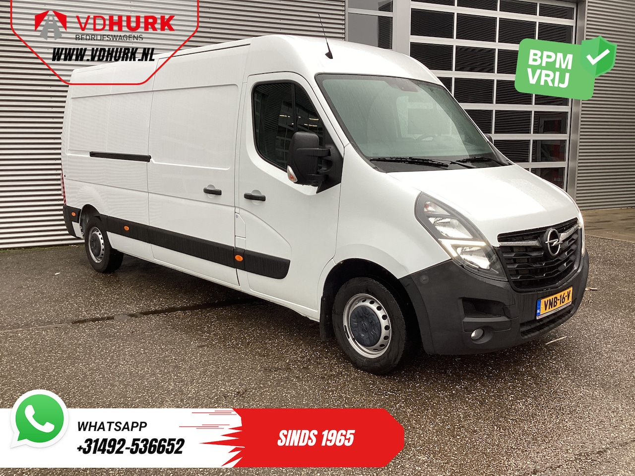 Opel Movano - 2.3 Turbo 136PK L3H2 Climate/ Cruise/ Camera/ Navi/ PDC / 2,5T trekgew/ 270 Deuren/ NL Aut - AutoWereld.nl