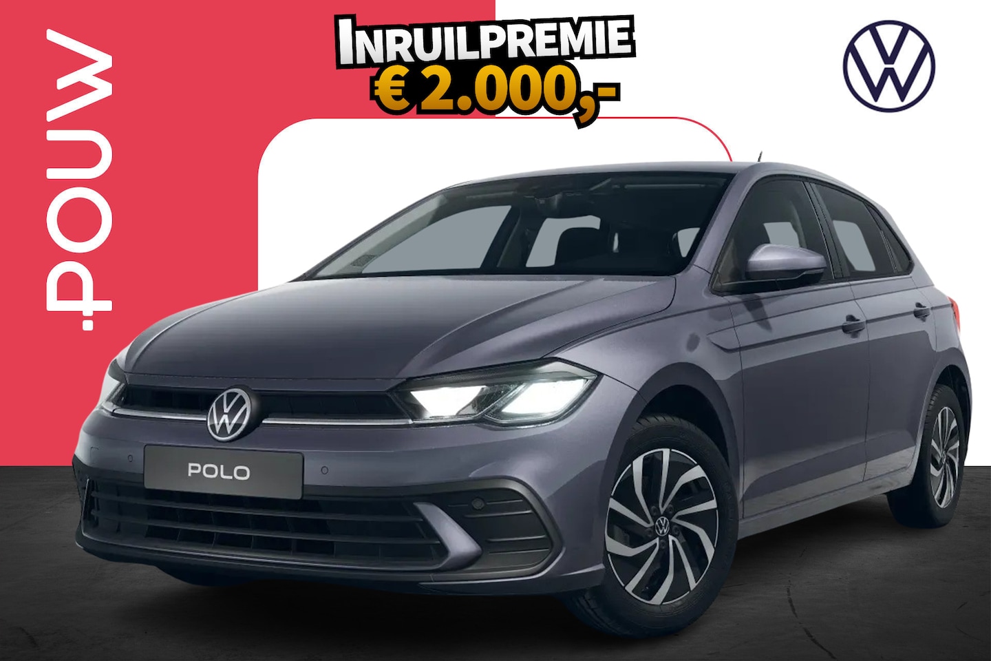 Volkswagen Polo - 1.0 TSI 95pk DSG Life Edition | LMV 15'' | Parkeersensoren - AutoWereld.nl