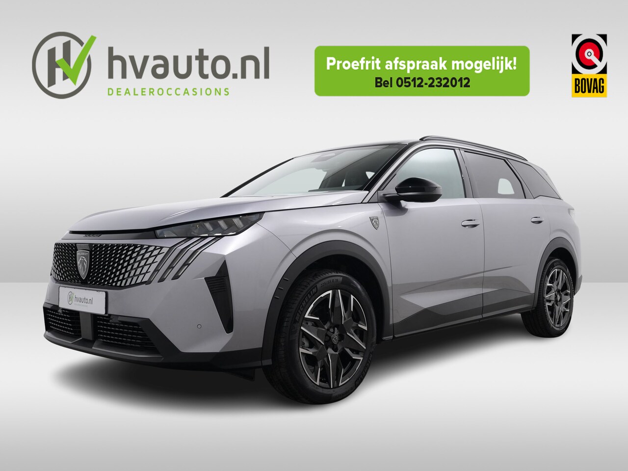 Peugeot 5008 - 1.2 HYBRID 145PK GT E-DCS6 7-PERS | Trekhaak | Winterpakket | El. achterklep - AutoWereld.nl